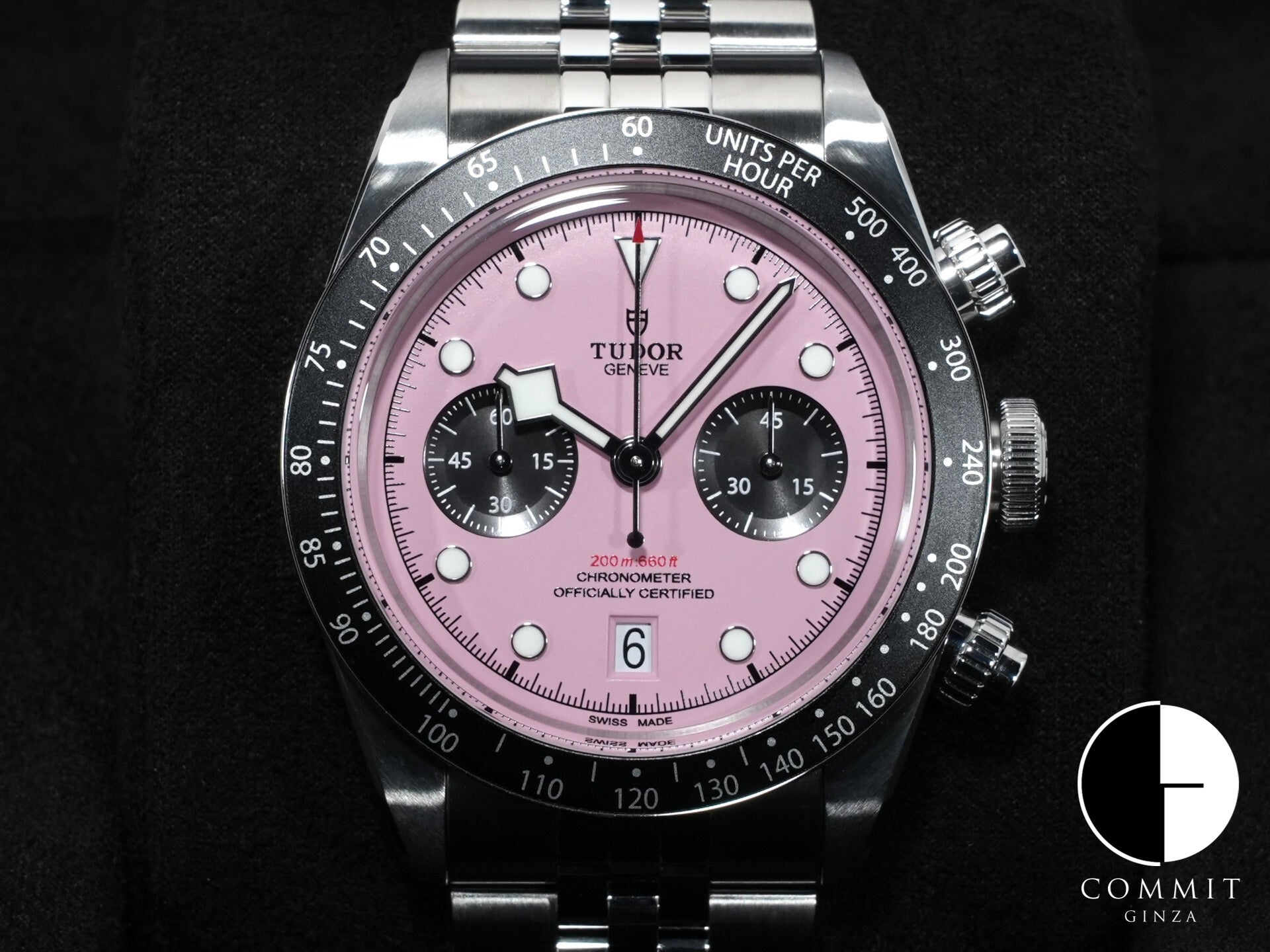 チューダー(チュードル) ブラックベイ クロノ Ref.79360N ステンレススチール ピンク文字盤 美品 5htbhxcf