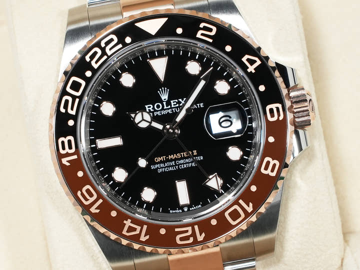 Rolex GMT-Master II Ref. 126711CHNR Stainless Steel/Everose Gold Black Dial Oyster Bracelet Unused ghncjrn9