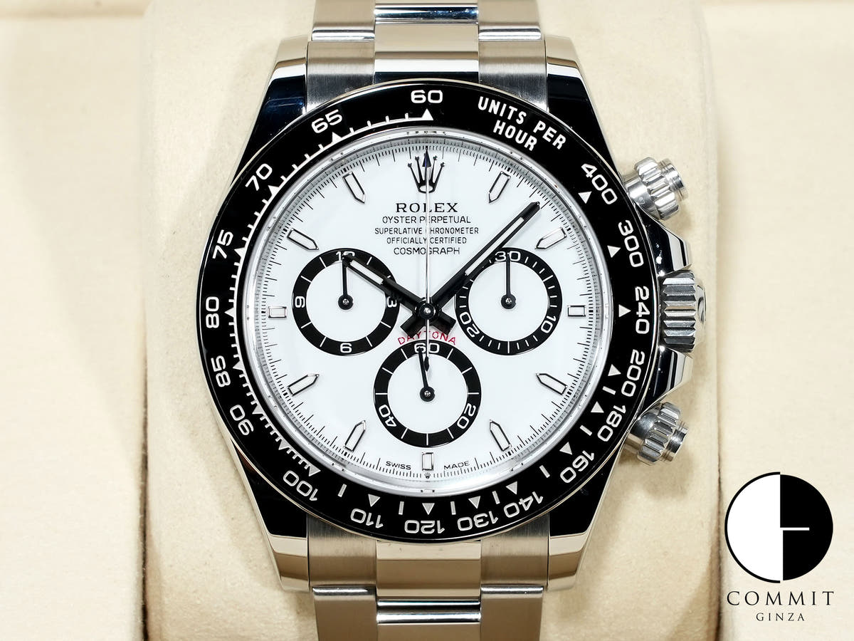 ロレックス デイトナ Ref.126500LN ステンレススチール ホワイト文字盤 美中古 3nu5bid6