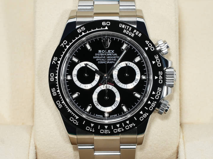 ロレックス デイトナ Ref.116500LN ステンレススチール ブラック文字盤 美品 fmcxcwqe