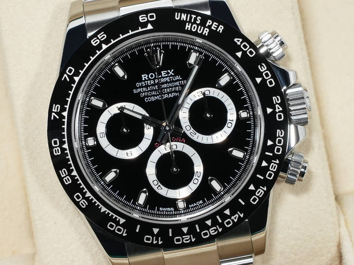 ロレックス デイトナ Ref.116500LN ステンレススチール ブラック文字盤 美品 fmcxcwqe