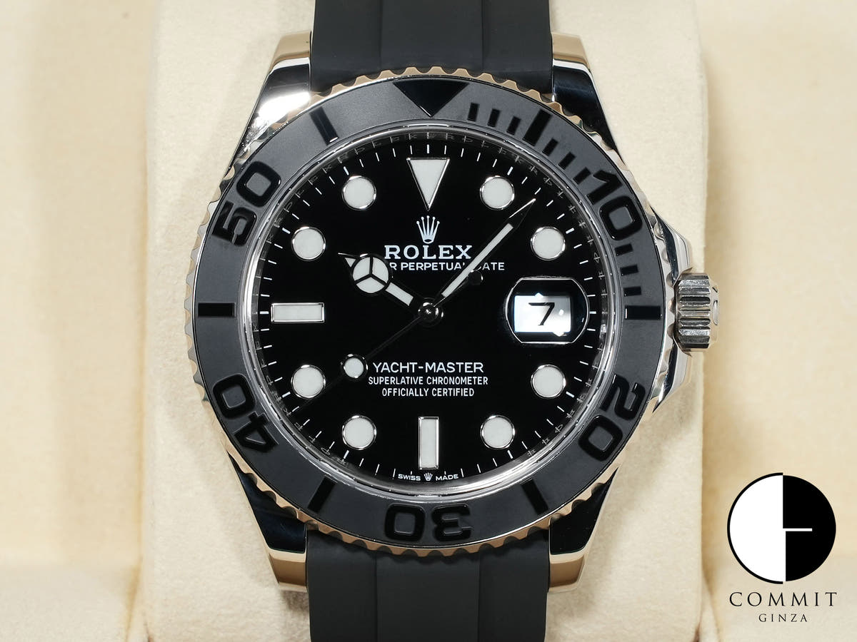 ロレックス ヨットマスター42 Ref.226659 ホワイトゴールド ブラック文字盤 美中古 v9wasj6j