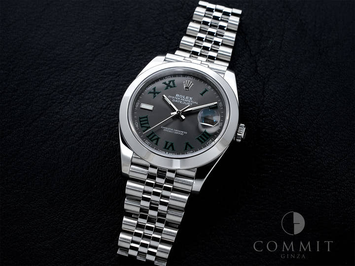 Rolex Datejust 41 Ref. 126300 Stainless Steel Slate Roman Dial Jubilee Bracelet Excellent Condition tnvkwomh