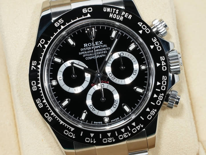 Rolex Daytona Ref. 116500LN Stainless Steel Black Dial Excellent Condition 63qxrhim