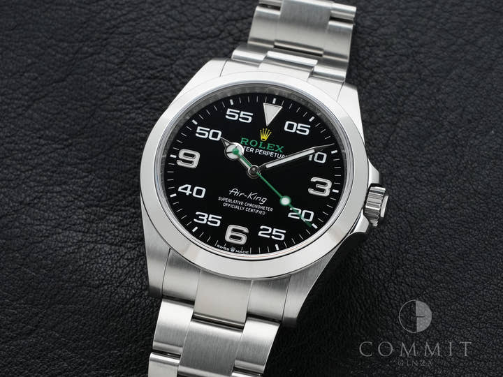 Rolex Air-King Ref. 126900 Stainless Steel Black Dial Oyster Bracelet Excellent Condition kz3m757s