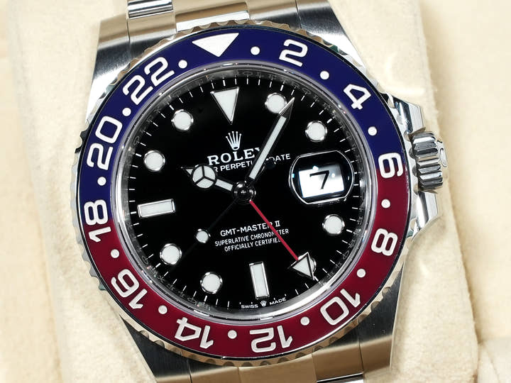 Rolex GMT-Master II Ref. 126710BLRO Stainless Steel Black Dial Oyster Bracelet Excellent Condition 6tfpi6pb