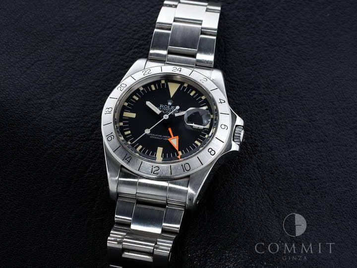 ロレックス エクスプローラーII Ref.1655 ステンレススチール ブラック文字盤 オイスターブレスレット 中古 kdoveuab