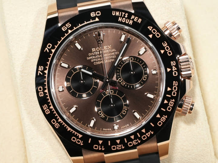 ロレックス デイトナ Ref.116515LN エバーローズゴールド チョコレート/ブラック文字盤 極美品 6ddergjh