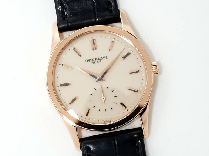 パテックフィリップ カラトラバ Ref.3796R-014 ローズゴールド アイボリー文字盤 美品 397ugnqx