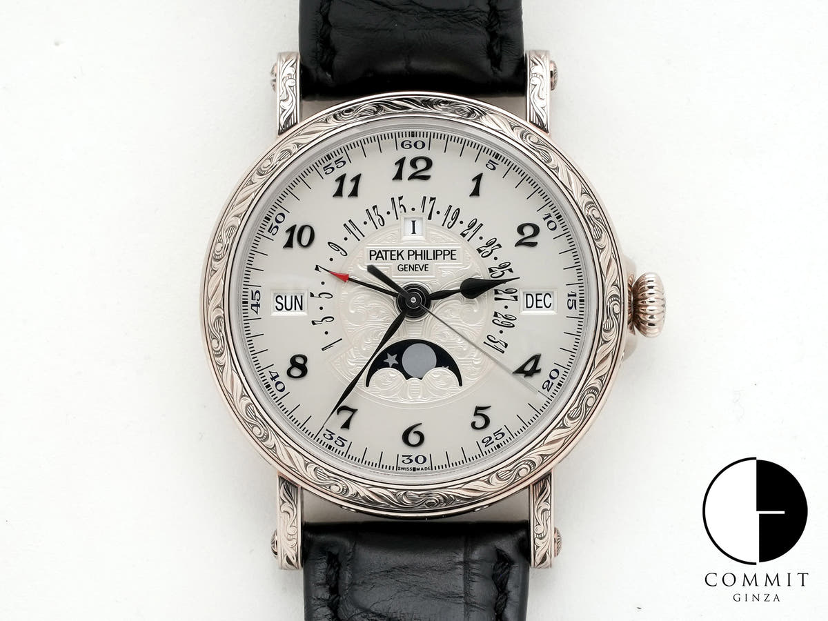 Patek Philippe Perpetual Calendar Retrograde Ref. 5160/500G-001 White Gold Silver Dial Pre-owned trvd2sti