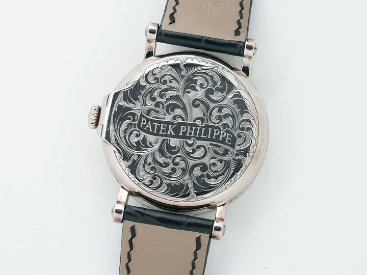 Patek Philippe Perpetual Calendar Retrograde Ref. 5160/500G-001 White Gold Silver Dial Pre-owned trvd2sti