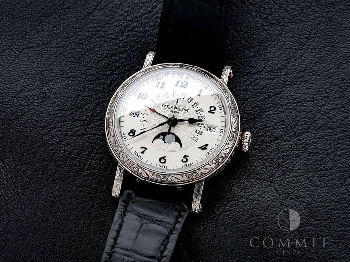 Patek Philippe Perpetual Calendar Retrograde Ref. 5160/500G-001 White Gold Silver Dial Pre-owned trvd2sti