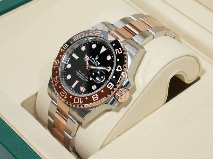 Rolex GMT-Master II Ref. 126711CHNR Stainless Steel/Everose Gold Black Dial Oyster Bracelet Unused hzps9p5c