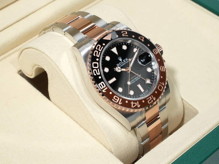 Rolex GMT-Master II Ref. 126711CHNR Stainless Steel/Everose Gold Black Dial Oyster Bracelet Unused hzps9p5c