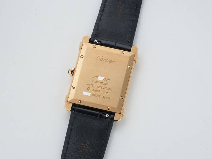 Cartier Tank Chinoise Ref. WGTA0088 Yellow Gold Champagne Dial Excellent Condition wden7yd6