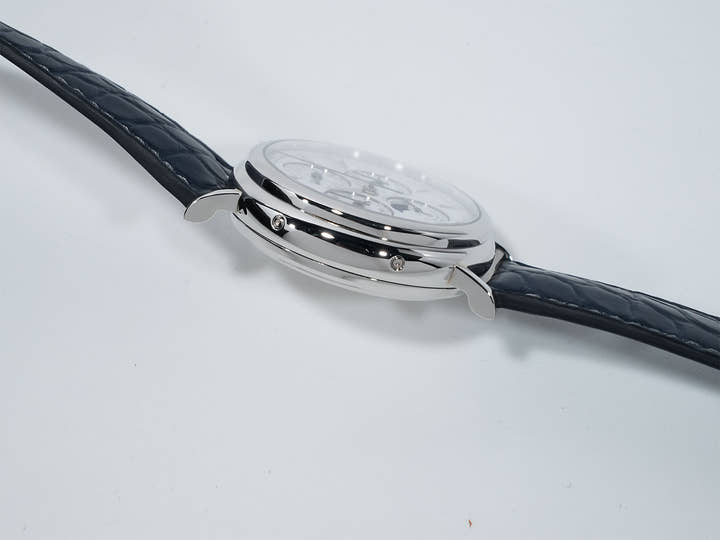 ヴァシュロンコンスタンタン パトリモニー パーペチュアルカレンダー クロノグラフ Ref.49005/000P-7622 プラチナ ホワイト文字盤 美中古 d8rm7mhh