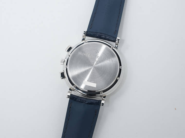 ヴァシュロンコンスタンタン パトリモニー パーペチュアルカレンダー クロノグラフ Ref.49005/000P-7622 プラチナ ホワイト文字盤 美中古 d8rm7mhh