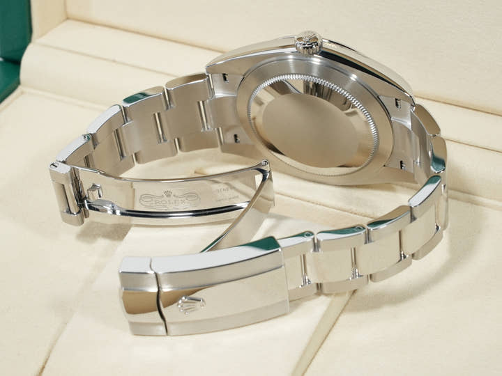 Rolex Datejust 41 Ref. 126300 Stainless Steel Azzurro Blue Dial Oyster Bracelet Excellent Condition 599j6ngo