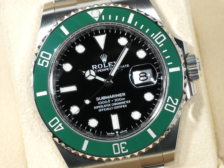 ロレックス サブマリーナー デイト Ref.126610LV ステンレススチール ブラック文字盤 未使用 ag2zzvky