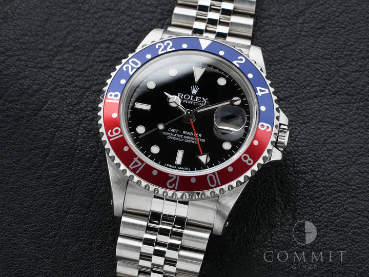 ロレックス GMTマスター Ref.16700 ステンレススチール ブラック文字盤 オイスターブレスレット 中古 s7po6qcz