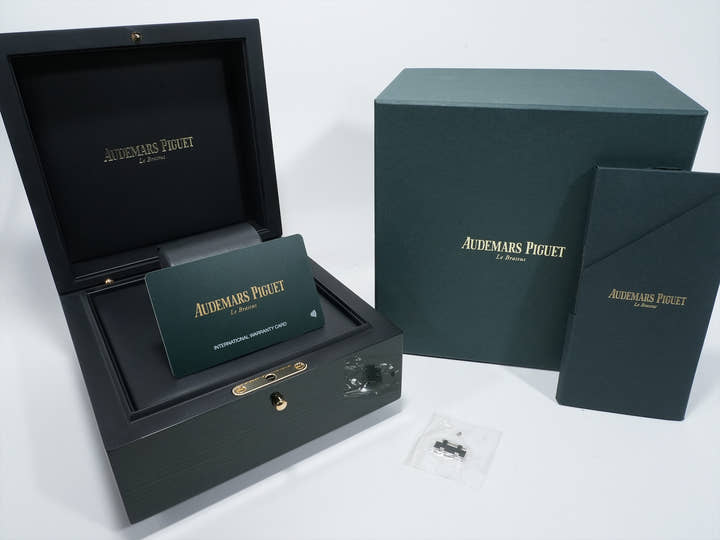 オーデマピゲ ロイヤルオーク Ref.15503BC.OO.1220BC.01 ホワイトゴールド ブルー文字盤 極美品 fuct2vx7