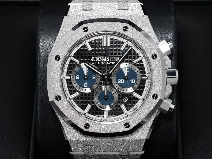 オーデマピゲ ロイヤルオーク クロノグラフ Ref.26331BC.GG.1224BC.03 ホワイトゴールド ブラックxグレーブルー文字盤 極美品 yi7xhh64