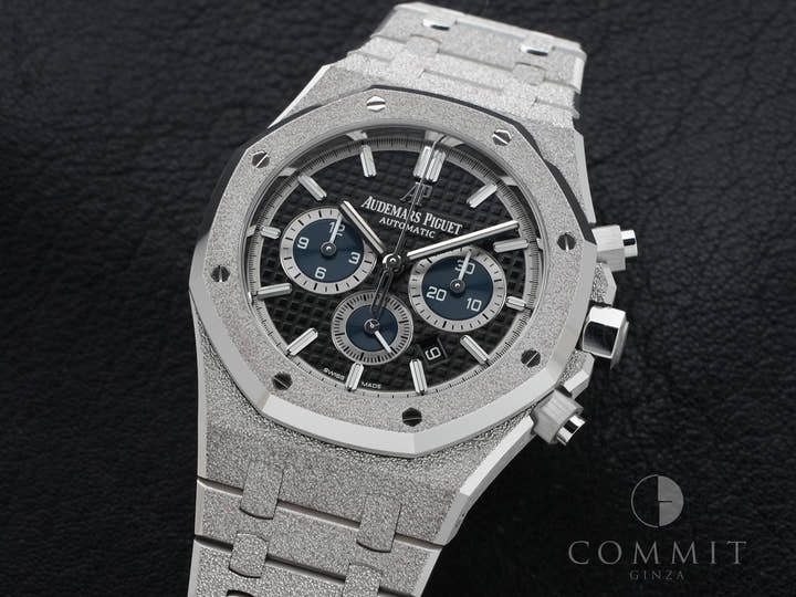 オーデマピゲ ロイヤルオーク クロノグラフ Ref.26331BC.GG.1224BC.03 ホワイトゴールド ブラックxグレーブルー文字盤 極美品 yi7xhh64