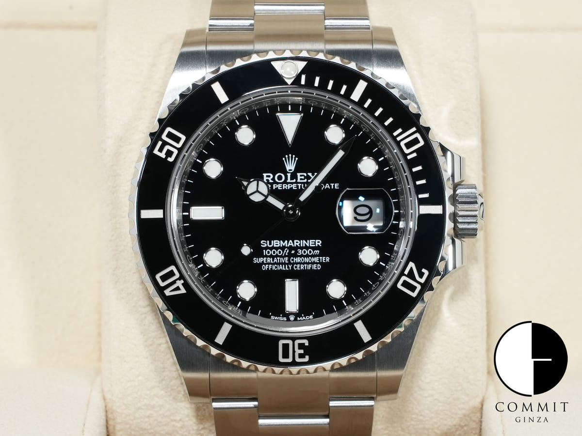 Rolex Submariner Date Ref. 126610LN Stainless Steel Black Dial Excellent Condition pw9styvp
