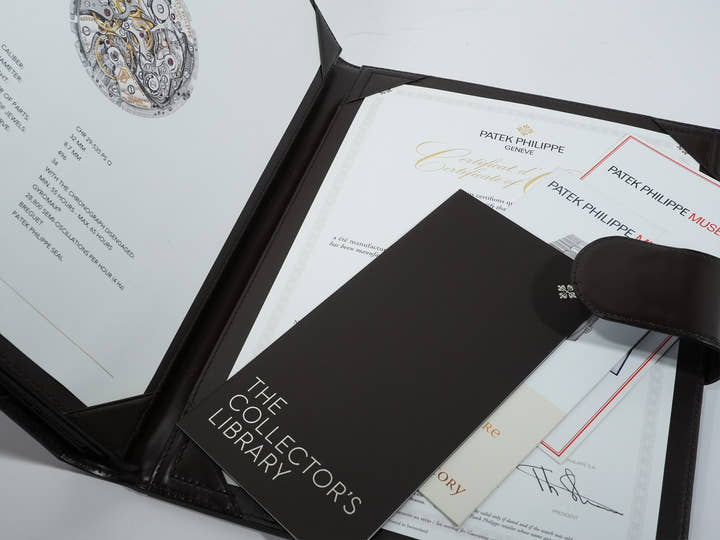 パテックフィリップ パーペチュアルカレンダー スプリットセコンド クロノグラフ Ref.5204R-001 ローズゴールド シルバーオパーリン文字盤 美中古 iazyu46d