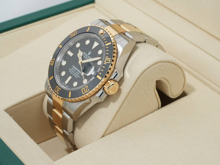ロレックス サブマリーナー デイト Ref.126613LN ステンレススチール/イエローゴールド ブラック文字盤 美品 h2zpasa3