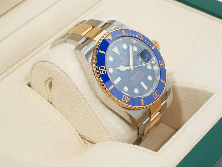 ロレックス サブマリーナー デイト Ref.116613LB ステンレススチール/イエローゴールド ブルー文字盤 美中古 fhs46rnu