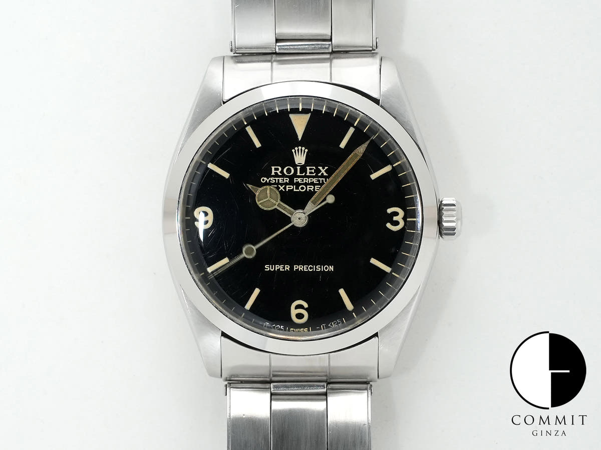 Rolex Explorer Ref. 5500 Stainless Steel Black Dial Pre-owned 998krgok