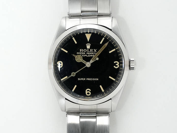 Rolex Explorer Ref. 5500 Stainless Steel Black Dial Pre-owned 998krgok