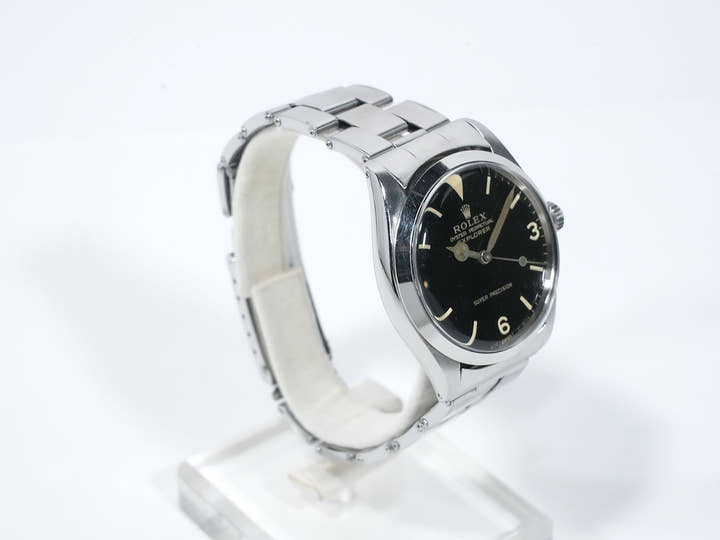 Rolex Explorer Ref. 5500 Stainless Steel Black Dial Pre-owned 998krgok