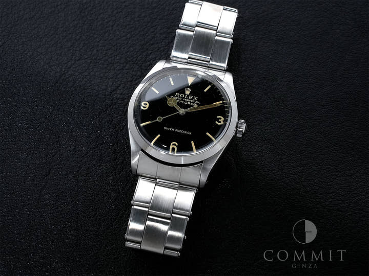 Rolex Explorer Ref. 5500 Stainless Steel Black Dial Pre-owned 998krgok