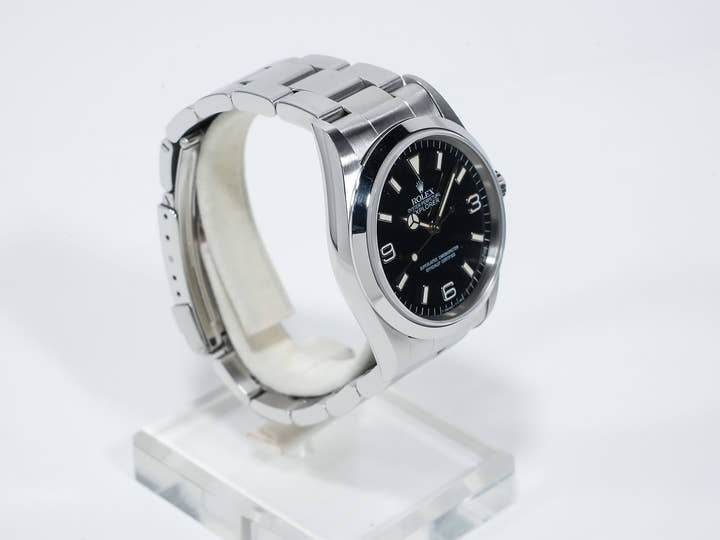 ロレックス エクスプローラーI Ref.14270 ステンレススチール ブラック文字盤 オイスターブレスレット 中古 yhy82ixq