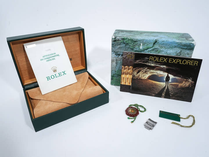 ロレックス エクスプローラーI Ref.14270 ステンレススチール ブラック文字盤 オイスターブレスレット 中古 yhy82ixq