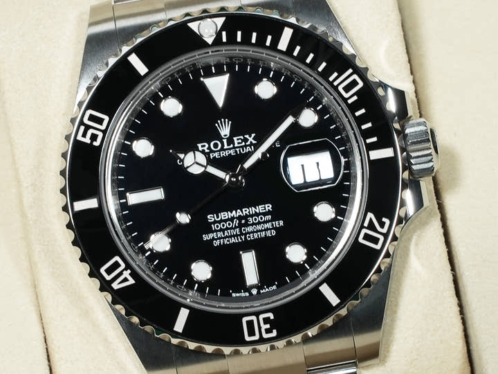 ロレックス サブマリーナー デイト Ref.126610LN ステンレススチール ブラック文字盤 未使用 6nor4q3n