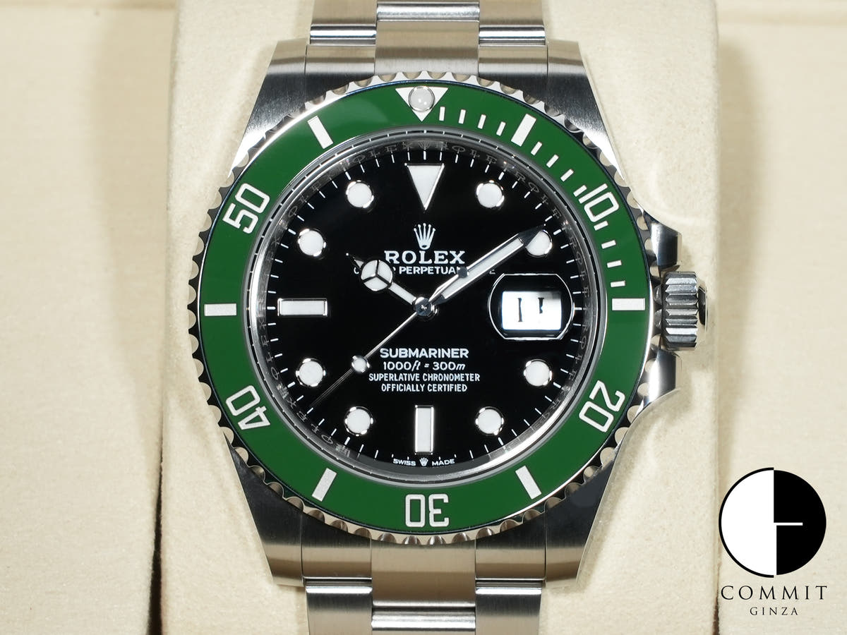 ロレックス サブマリーナー デイト Ref.126610LV ステンレススチール ブラック文字盤 未使用 facwqred