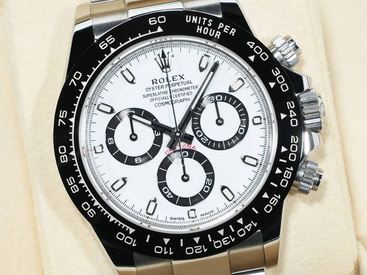 ロレックス デイトナ Ref.116500LN ステンレススチール ホワイト文字盤 中古 4vje8aeu