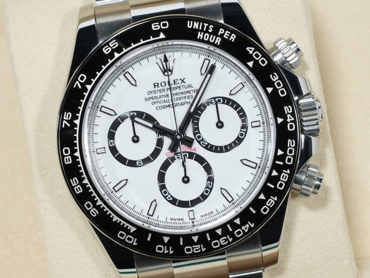 ロレックス デイトナ Ref.126500LN ステンレススチール ホワイト文字盤 未使用 7jsgwe4x