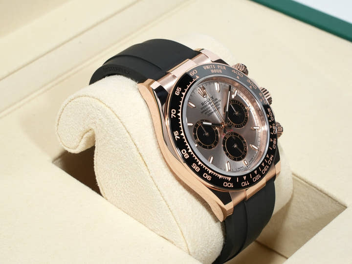 ロレックス デイトナ Ref.126515LN エバーローズゴールド サンダストxブライトブラック文字盤 未使用 mnnf7bbb