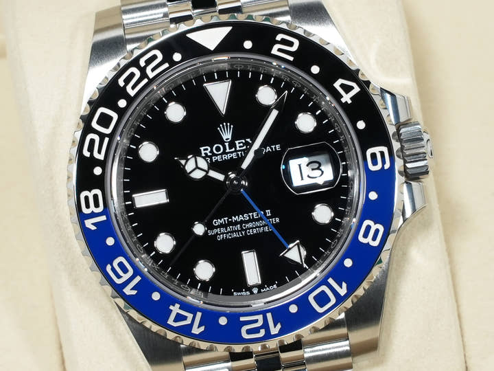 ロレックス GMTマスターII Ref.126710BLNR ステンレススチール ブラック文字盤 ジュビリーブレスレット 未使用 iz8ciuht