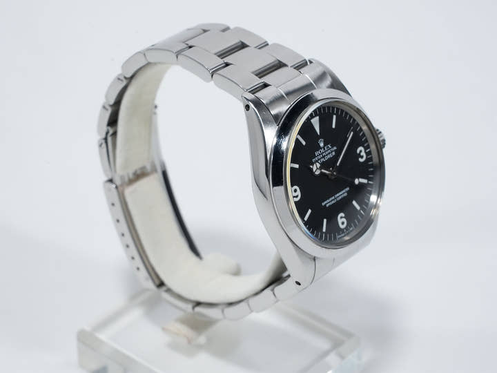 ロレックス エクスプローラーI Ref.1016 ステンレススチール ブラック文字盤 中古 jg73kxn7