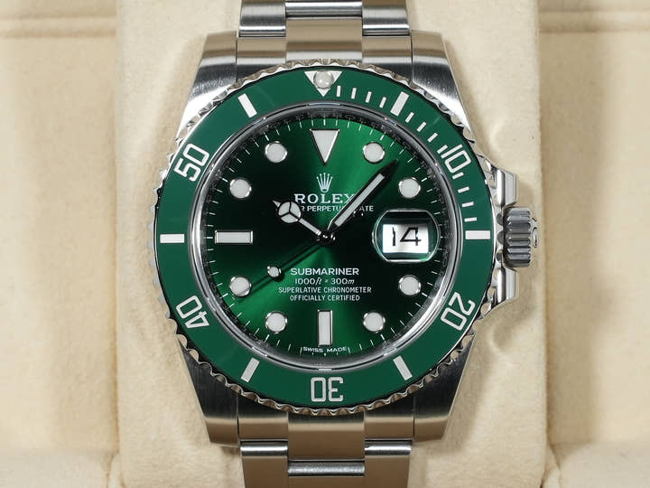 ロレックス サブマリーナー デイト Ref.116610LV ステンレススチール グリーン文字盤 美品 k7tpi4k4