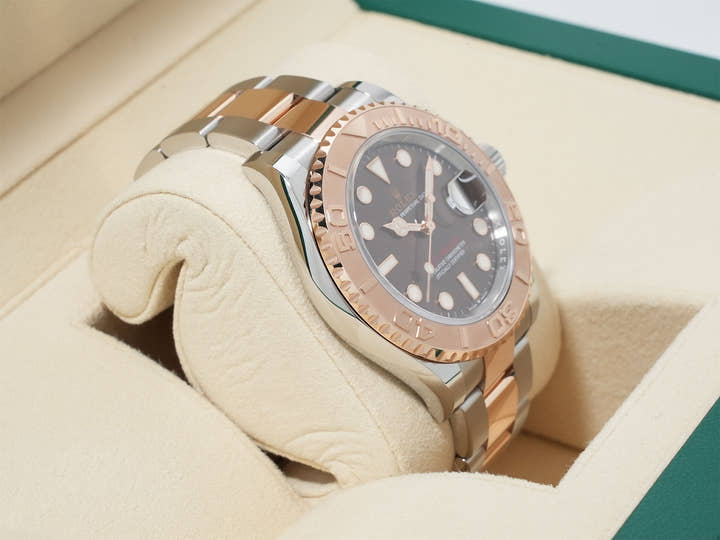 ロレックス ヨットマスター40 Ref.126621 ステンレススチール/エバーローズゴールド チョコレート文字盤 中古 yc75f7pz