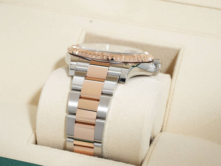 ロレックス ヨットマスター40 Ref.126621 ステンレススチール/エバーローズゴールド チョコレート文字盤 中古 yc75f7pz