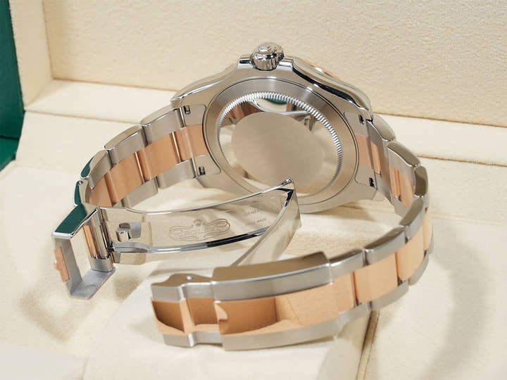 ロレックス ヨットマスター40 Ref.126621 ステンレススチール/エバーローズゴールド チョコレート文字盤 中古 yc75f7pz