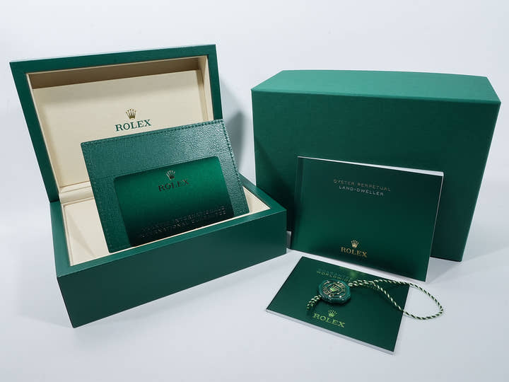 ロレックス ランドドゥエラー Ref.127334 ステンレススチール/ホワイトゴールド ホワイト文字盤 ジュビリーブレスレット 未使用 h9fa3r53