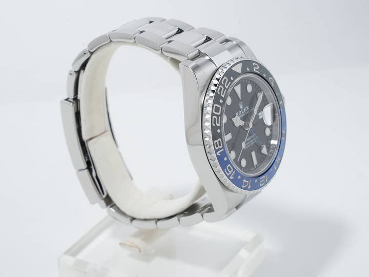 ロレックス GMTマスターII Ref.126710BLNR ステンレススチール ブラック文字盤 オイスターブレスレット 美品 vq6dkd77